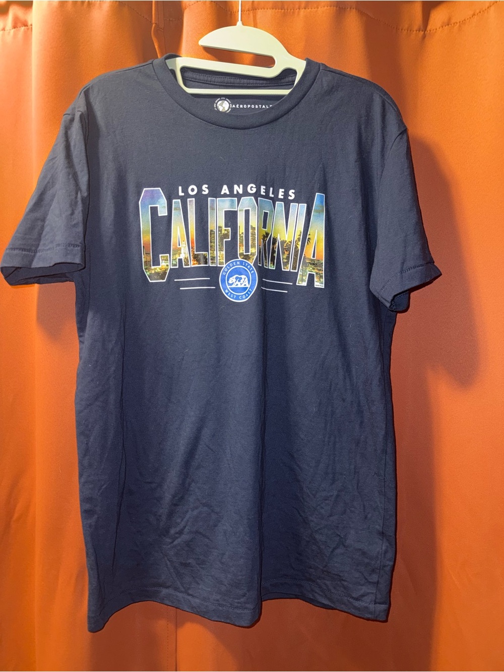 Aeropostale Men’s Navy Graphic 'California' Tee